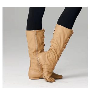 Leather Ballet Boots